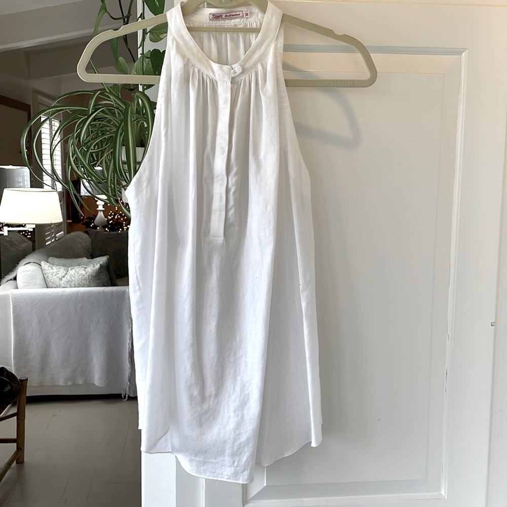 Seven Cotton Tank Blouse Medium
